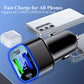 Dual PD 30W USB C Car Charger Adapter 4 in 1 Super Fast Charging for iPhone 15 Pro Max 14 Plus Samsung Huawei Oneplus OPPO Vivo