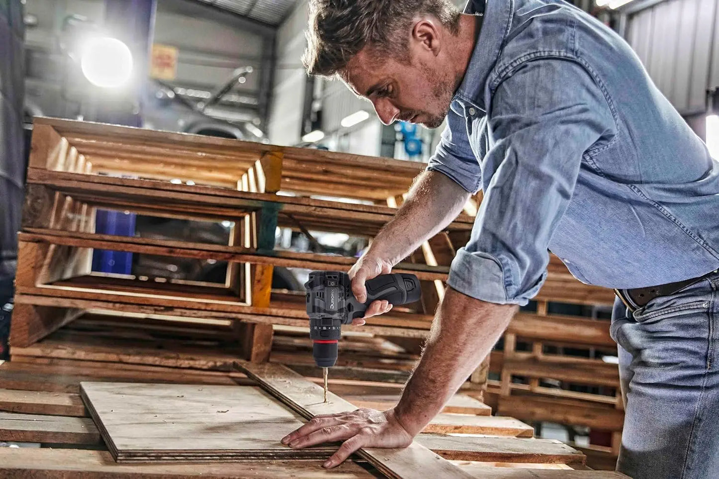 G12 Series RK12136-2-K3 12V Cordless 3/8" Hammer Drill Power Tool Combo Kit with 3 Inch Compact Cut Off Tool, 1 Battery & Charge