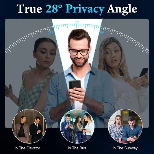 2Pcs Applicable to Apple 17 16 15 14 13 12 mini12 13 series anti-peeping tempered glass mobile phone screen protector