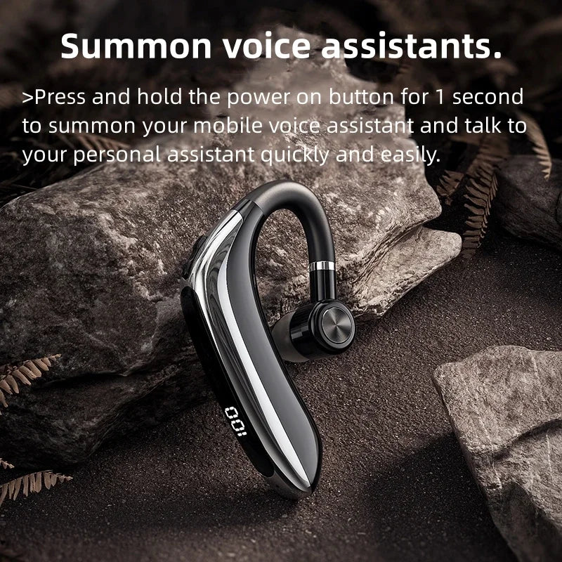 M80 Wireless Bluetooth Headset Dual Connection Bluetooth 5.3 Hands-free with HD Call Noise Reduction