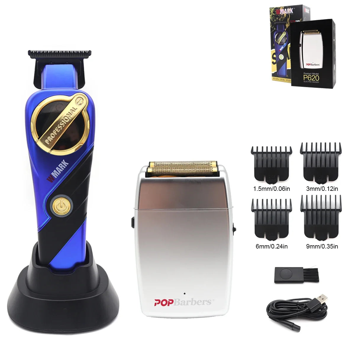 NG-9213 P620 Professional Barber Clipper – Magnetic Motor, DLC Blade, 11000RPM