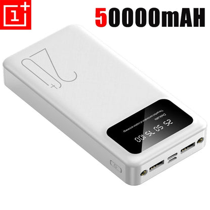 OnePlus 200000mAh PowerBank Large Capacity External Battery USB Fast Charging LED Display Portable Phone Charger For iphone