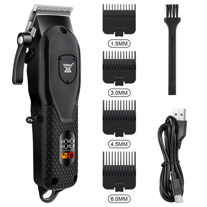 HIENA Professional Hair Clipper – Electric Trimmer & Shaver for Men