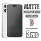 3Pcs Matte Tempered Glass For iPhone 16 15 14 12 11 13 Pro Max Plus Mini 16e XS Max Screen Protectors Frosted Anti-Fingerprints