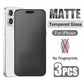 3Pcs Matte Tempered Glass For iPhone 16 15 14 12 11 13 Pro Max Plus Mini 16e XS Max Screen Protectors Frosted Anti-Fingerprints
