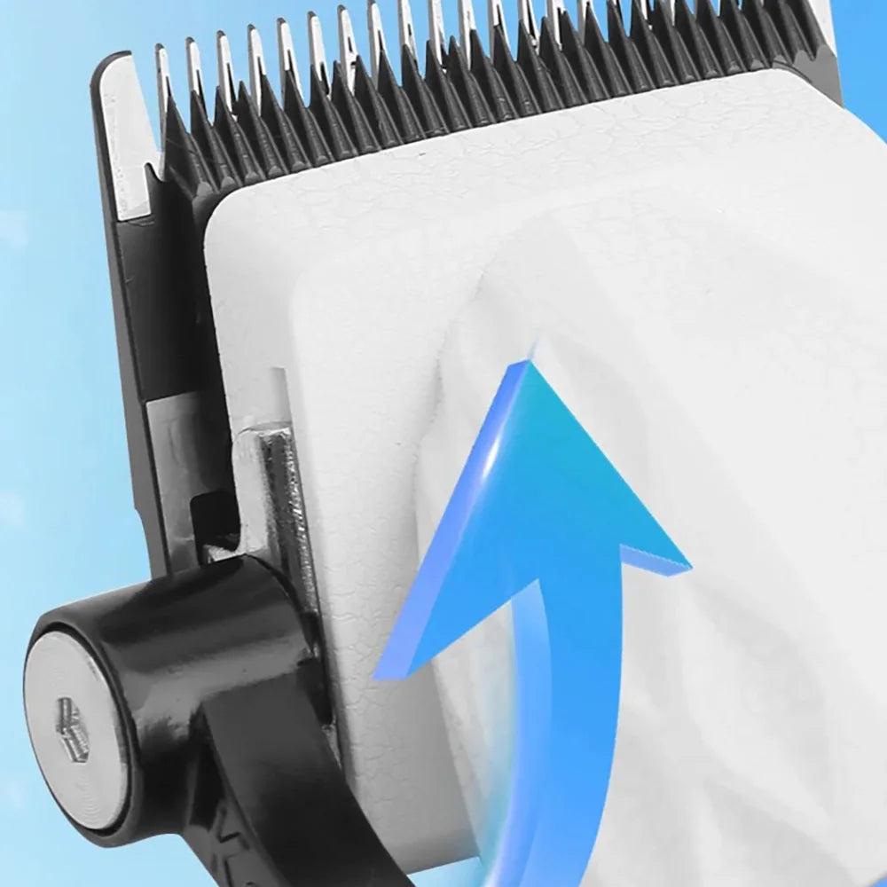 Kemei Professional Hair Clipper – DLC Blade, Cordless, 8800RPM Motor