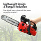 12 Inch Cordless Gasoline Chainsaw – 1000W Lightweight Portable Cutter