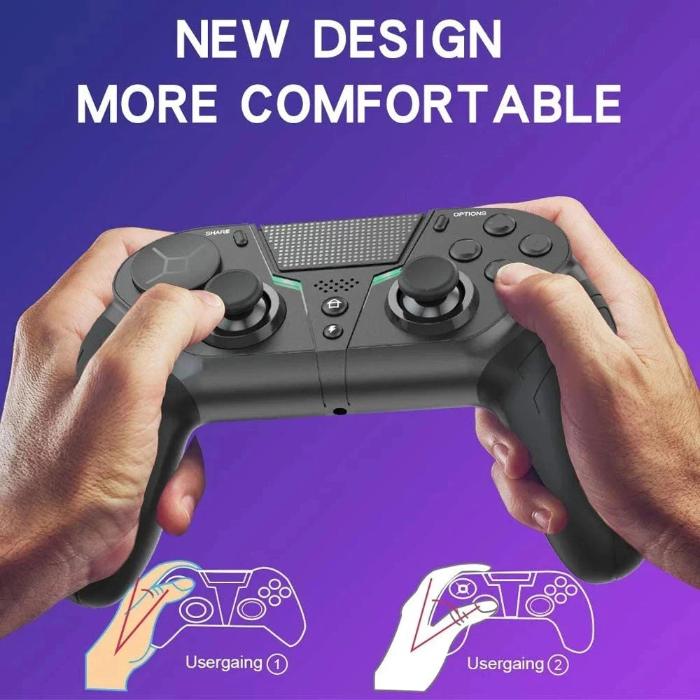 Wireless Bluetooth Game Controller for PS4/PS3/PC/Android – Mobile Gamepad with Triggers