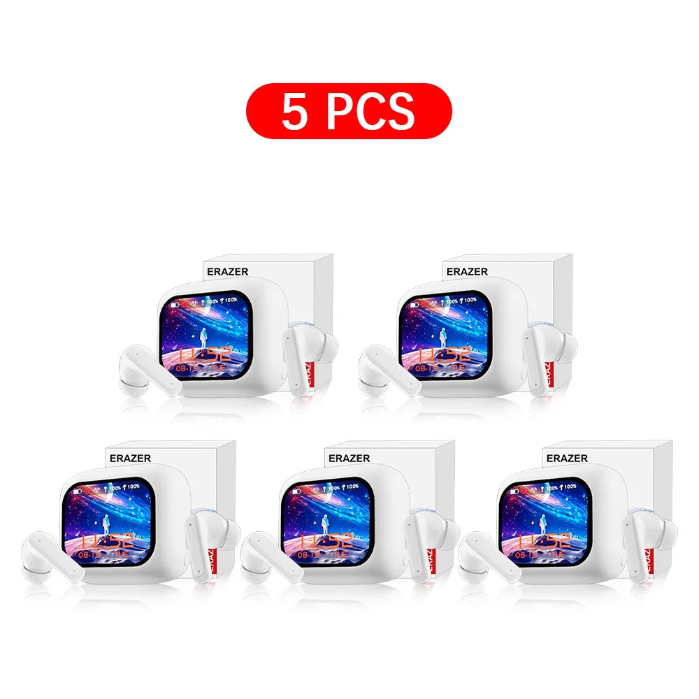 ERAZER Original LCD Touch Screen Bluetooth earphone ANC noise cancelling wireless Headphone waterproof earbuds HD stereo Headset