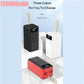 120000mAh Power Bank Fast Charging W/LED Light 120W Portable Super External Battery Laptop for Iphone Huawei