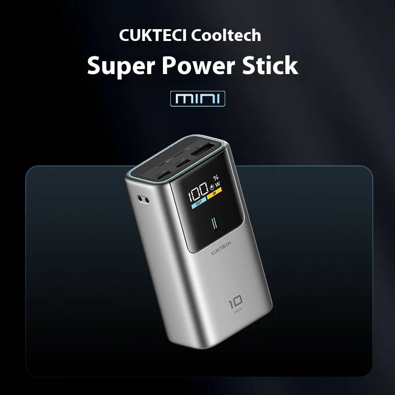 CUKTECH 10 Mini Power Bank 55W MAX 10000mAh High-Capacity Digital Display Fast Chargers Original