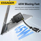 Essager 65W GaN Fast Charger with Retractable Cable PDfor Laptop Macbook iPhone 16 15 14 Xiaomi Type-C