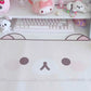 Kawaii Cute Ins Style Mouse Pad Original Cat Large Size Leather Waterproof