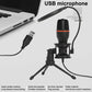 RGB USB Condenser Microphone – Pro Mic for Gaming, Streaming & Podcasting