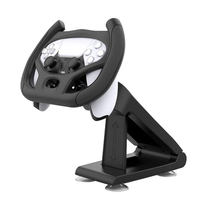 PS5 Multi-Axis Gaming Steering Wheel with Bracket – Racing Game Handle Holder