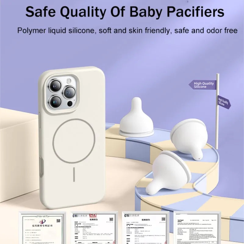 Luxury For Magsafe Magnetic Case For iPhone 15 14 16 Plus 11 12 13 Pro Max 16E Original Liquid Silicone Lanyard Strap Soft