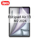 3Pcs Paper Feel Like Screen Protector For ipad Air 11 Pro 13 2024 10th 9th Generation 8 7 6 Air 5 4 Pro 11 12.9 10.5 No Glass