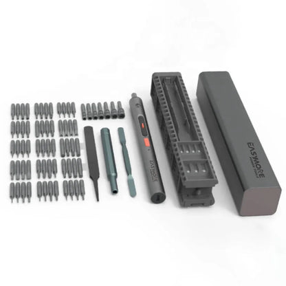 CreationSpace 3.7V Mini Cordless Precision Screwdriver – 72-in-1 Repair Kit with 3-Speed Torque (0.6N.m Max)