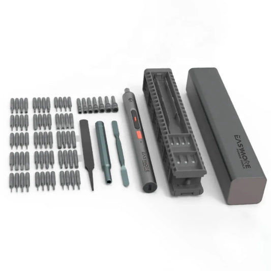 CreationSpace 3.7V Mini Cordless Precision Screwdriver – 72-in-1 Repair Kit with 3-Speed Torque (0.6N.m Max)