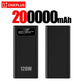OnePlus 200000mAh LED Digital Display Super Fast Power Bank High Capacity 120W Charging Portable External For IPhone