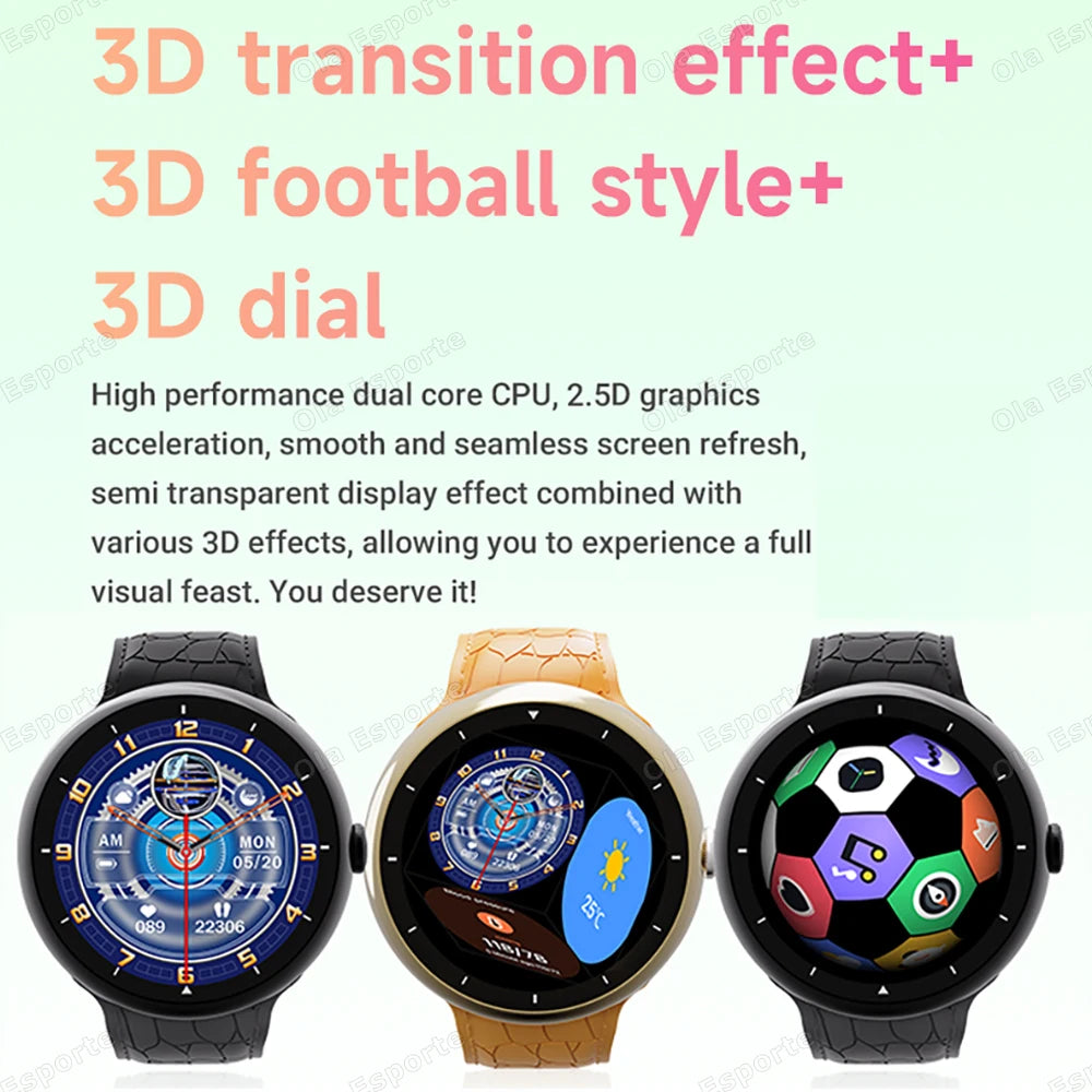 New Waterproof Smart Watch 2025 Heart Rate Multi-Strap Sleep Monitoring Sports Bluetooth Call Men Women