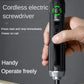 Deli 3.6V Electric Screwdriver – Wireless Rechargeable Lithium Battery Drill with LED Light Tool Set