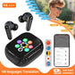 Real Time Translation Headphones Full Color Smart Screen ANC ENC Cancelling HIFI Sound Waterproof for Android IOS