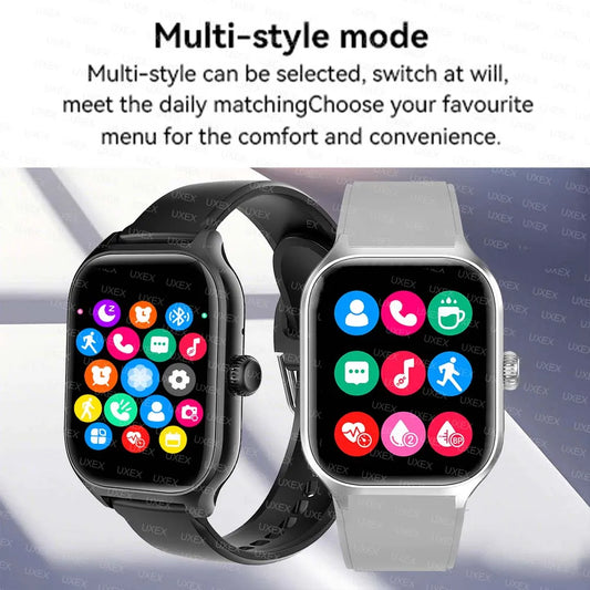 2025 Smart Watch Men Women 1.73” Inch Sports Fitness Watch Wireless Call Custom Photo Android Phone Digital Multidial Smartwatch