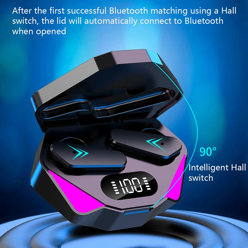 X15 TWS Wireless Headphones Bluetooth Control Sport Waterproof Microphones Music for All Smartphone