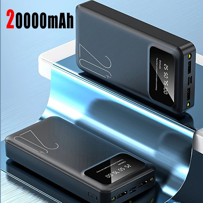 100000mAh Ultra Large Capacity Portable Power Bank With Fast Charging And LED Flashlight Function Suitable For IPhone Xiaomi