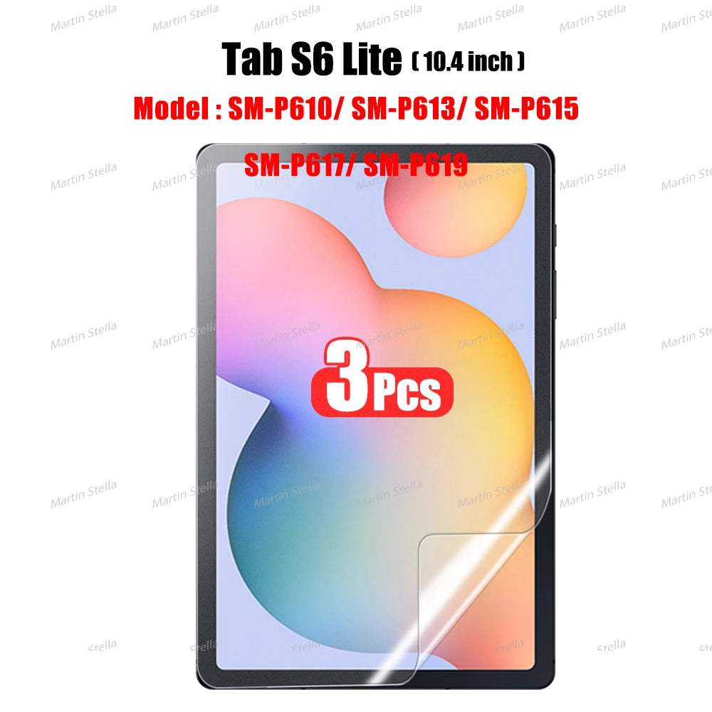 3Pcs Paper Feel Like Screen Protector for Samsung Galaxy Tab S7 S8 S9 Plus Ultra Samsung tab S6 Lite s7 s9 fe A8 A9 A7 No Glass