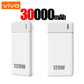 VIVO 120W 50000mAh Power Bank PD 20W Portable Fast Charger External Battery High Capacity For iPhone Samsung Xiaomi