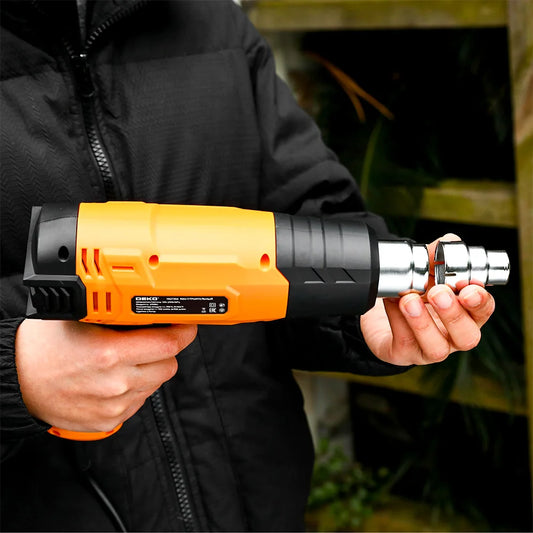 DEKO DKHG06 2000W Heat Gun with 2-Temp Settings & 3 Nozzles