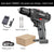 Industrial grade brush electric drill,  screwdriver, self-locking metal clamp, wireless power driver, DC lithium-ion bat