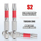 1/2 Inches T5-T40 Torx Screwdriver Bit Set,Impact Tough Magnetic S2 Alloy Steel Star Bit with Base