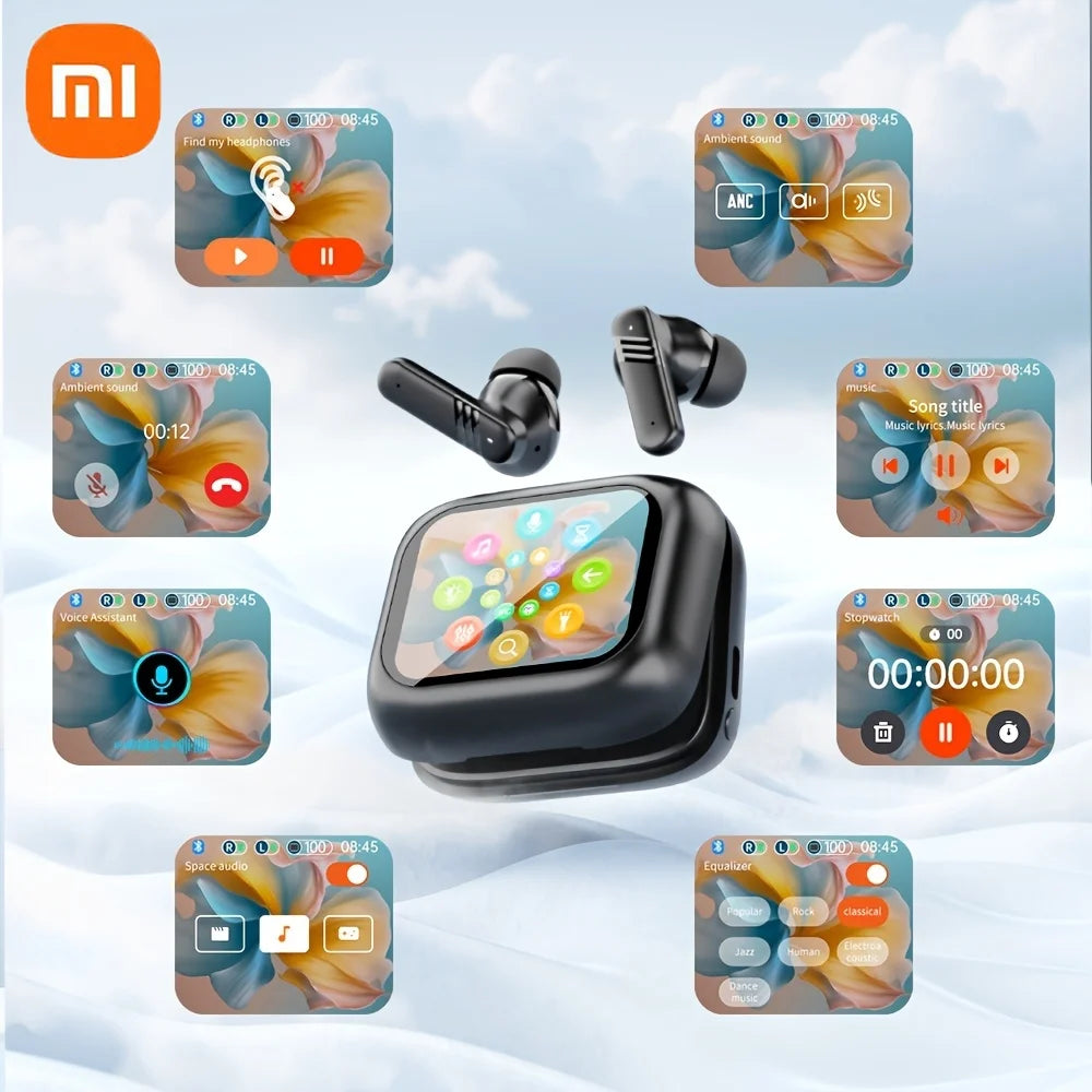 Xiaomi RedmiSmart LCD Display Earphones Multifunctional Wireless Sports Earphones Adjustable Audio Built-in Microphone Earphones