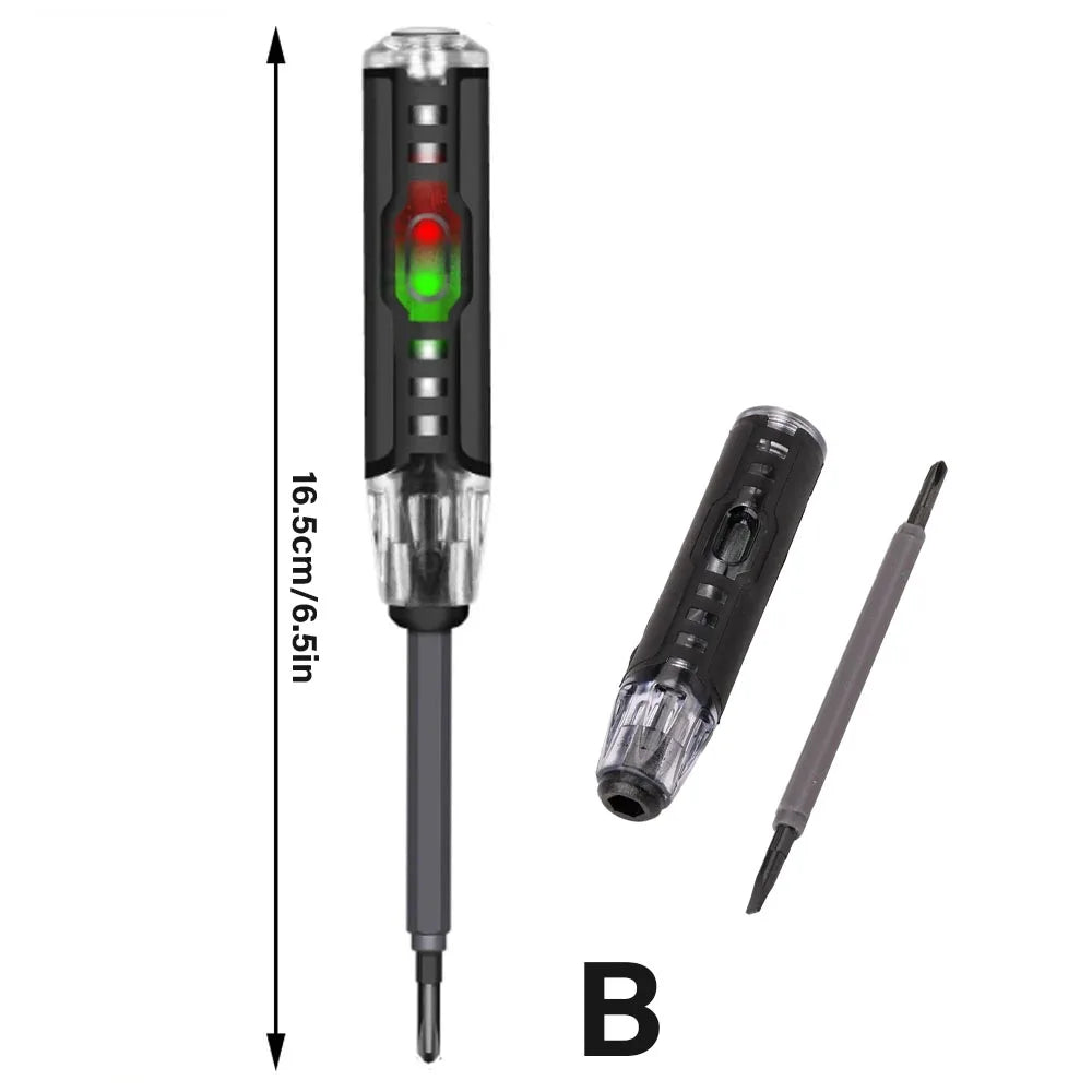 Multi Magnetic Screwdriver Handheld Voltage Tester Pen AC24-250V Zero Line Induction Detection Handtool