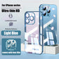 Official 17 Air Series Original Color Phone Case for iPhone 16 15 14 13 12 11 Pro Max Plus Transparent Simplicity TPU Soft