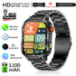 Fanwear men's smart watch Bluetooth call 1100mAh battery 100 days standby time 2.01 inch screen IP68
