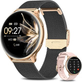 Feminine 1.39'' HD Smart Watch with Menstrual Cycle Tracker Heart Rate & Sleep Monitor IP67 Waterproof Fitness for Women