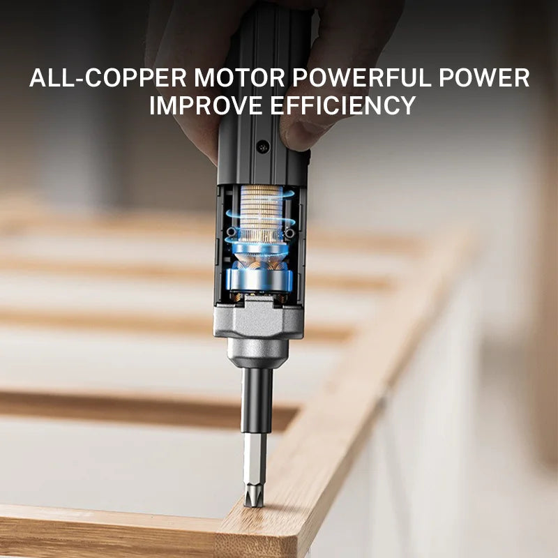 Electric Screwdriver Set USB Rechargeable Household Mini Precision  High Torque Repair Tool