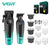 VGR V-196 Professional Hair Clipper – DLC Blade, LED Display, Cordless USB Rechargeable Trimmer