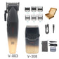 VGR Professional Hair Clipper Kit – DLC Blade, Full Metal Body, LED Display