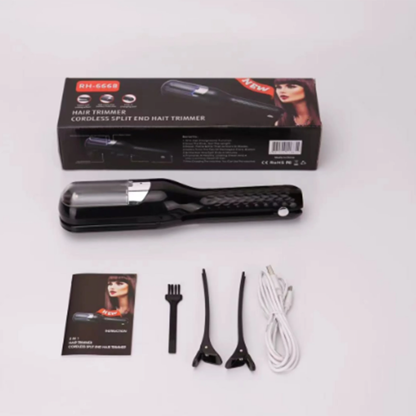 Multifunctional Hair Clipper Set – Automatic, No-Trace Hair Trimmer