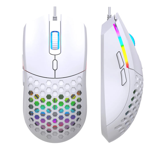 HXSJ S500 Wired Gaming Mouse – Lightweight, Ergonomic USB Optical Mouse for PC & Laptop