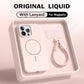 Luxury For Magsafe Magnetic Case For iPhone 15 14 16 Plus 11 12 13 Pro Max 16E Original Liquid Silicone Lanyard Strap Soft