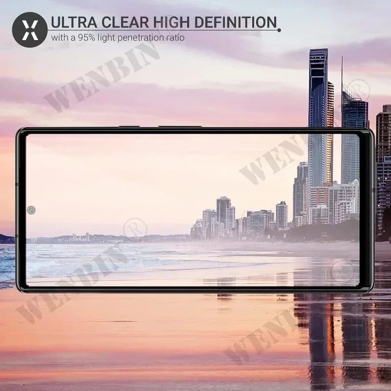 3 Pcs Tempered Glass For Google Pixel 10 9 8 7 6 Pro XL 7A 5A 3 XL Curved Full Cover Screen Protector