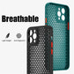 Breathable Cooling Shockproof Soft Silicone Case For iPhone 16 15 14 13 12 11 Pro Max XS X XR 8 7 Plus Bumper Back