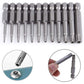 Hex Shank Torx Security Head Screwdriver Drill Set 4 Inch Length S2 Steel Torx Bit Set 11/12pcs Torx Head 1/4 Inch