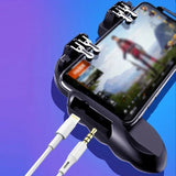 H9 6 Finger Mobile Phone Game Trigger Gamepad Joysticks Controller w/ Radiator Aim Shooting L1R1 Key Button PUBG for IOS Android